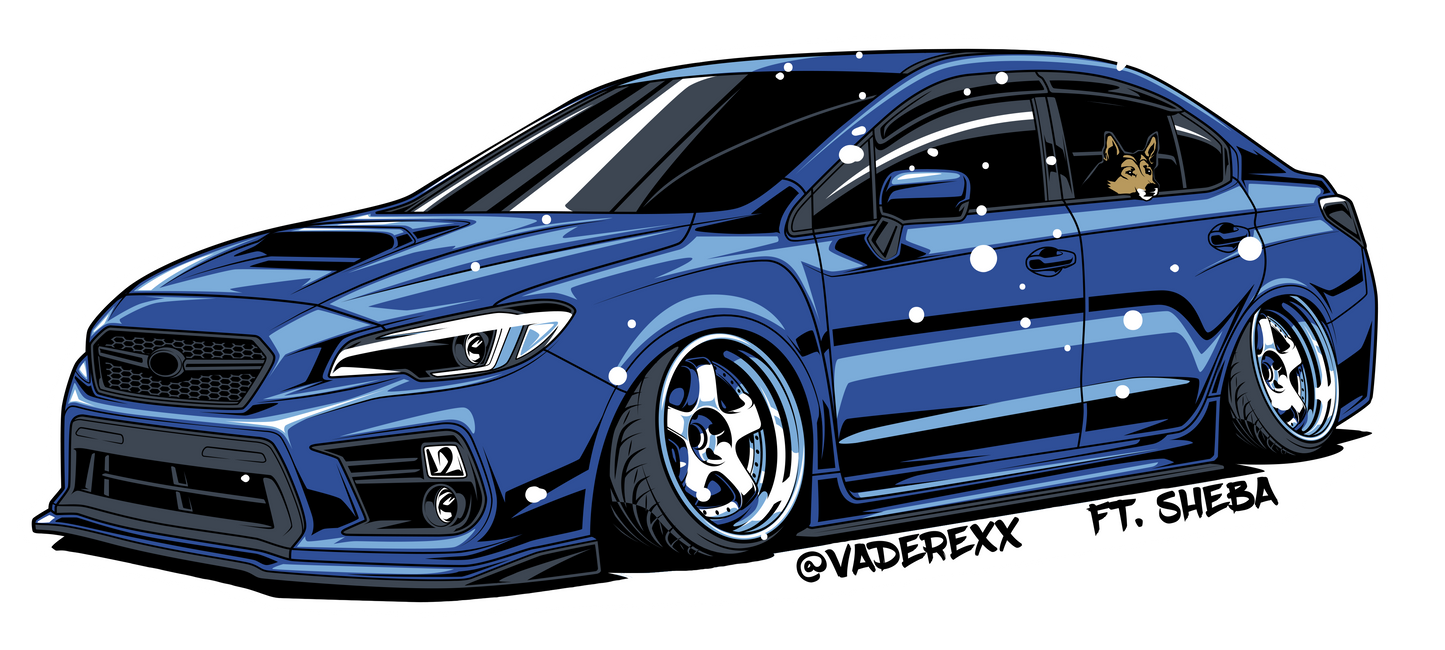 Rob X Sheba Sticker