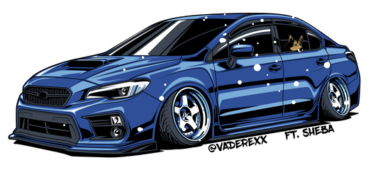 Rob X Sheba Sticker