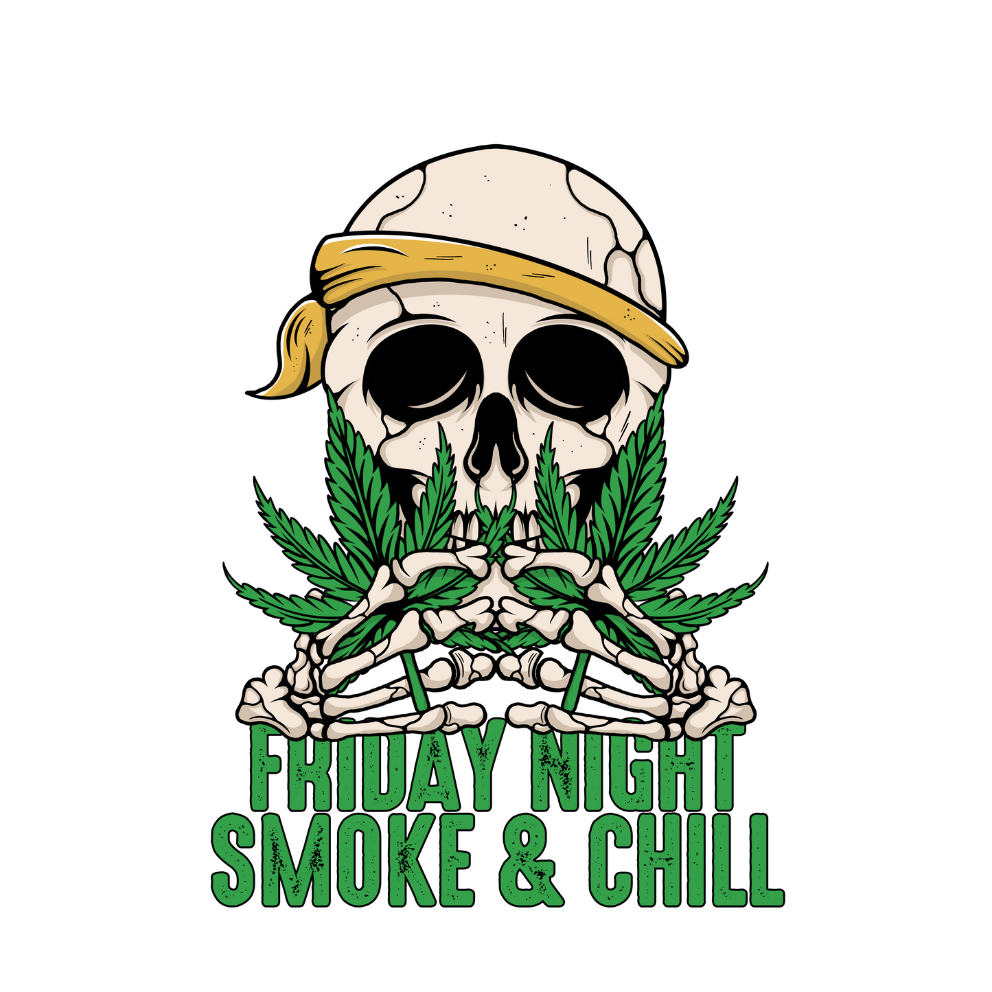 Friday Night Smoke & Chill sticker